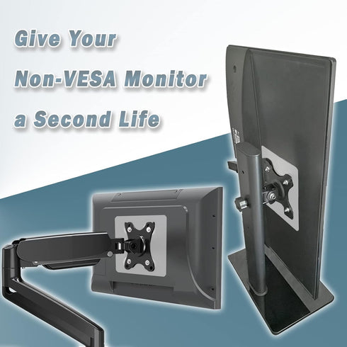 Universal Monitor VESA Mount Adapter for Non-VESA 13-27 inch Computer Monitors Tablets iPad VESA Mounting Arm Stand Bracket Kit 75X75mm…...