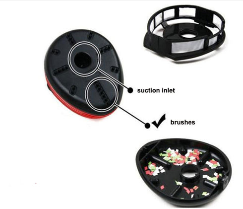 Honbay Ladybug Shaped Portable Corner Desk Vacuum Cleaner Mini Cute Vacuum Cleaner Dust Sweeper...