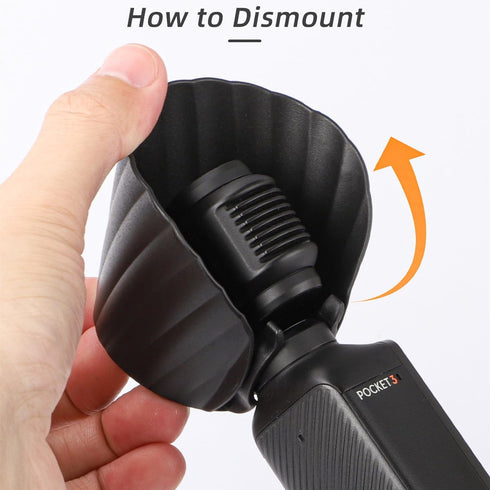 Pocket 3 Gimbal Camera Lens Cap Sunshade Cover, Gimbal Protector Anti-glare Shade Cover for OSMO Pocket 3 Lens Cap...