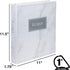 Samsill Recipe Binder Full Page 8.5 x 11 Kit, 1 Inch D-Ring, Marble Design...