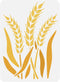 FINGERINSPIRE Wheat Stencil 11.7x8.3 inch Wheat Stalk Stencil Plastic Wheat Painting Stencil Reusable Wheat Pattern Stencils for Painting on Wood,...