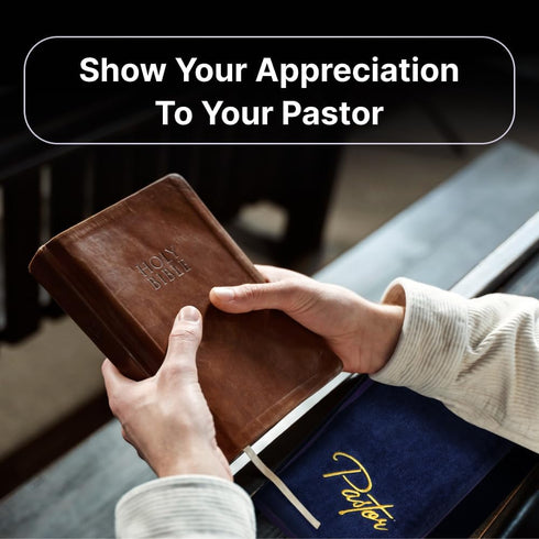 Swanson Christian Products Embroidered Hand Towels - 'Pastor' - Gifts for Pastor, Clergy, & Ministers - Pastor Towel - Hand Towel with Gold Letter...