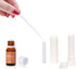 12 Sets Essential Oil Aromatherapy Tubes Inhaler Sticks Blank Nasal Inhalers(12 Complete Sticks) + 2 Polyethylene Pipette Droppers...