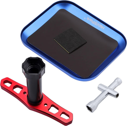 HobbyPark 17mm Wheel Hex Wrench & 4/5/5.5/7mm Hex Nut Wrench Hex Socket Wheel Spanner Tools for 1/8 1/10 1/12 1/14 1/16 1/18 1/24 RC Car Truck Cra...