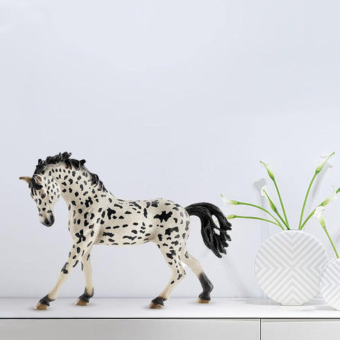 5inch Horse Toys, Denmark Knabstrupper Mare Toy Knabstrupper Horse Toy, for Girls Boys, Figure Farm Life Horse Farm Life Horse Club Education Toy ...