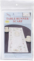 Jack Dempsey Stamped Table Runner/Scarf, 15-Inch by 42-Inch, Fluttering Butterflies...