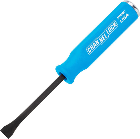 CHANNELLOCK 1/2 x 4-inch Professional Pry Bar, 8-inch Overall Length, Made in USA, Molded 4-Sided Textured Grip...