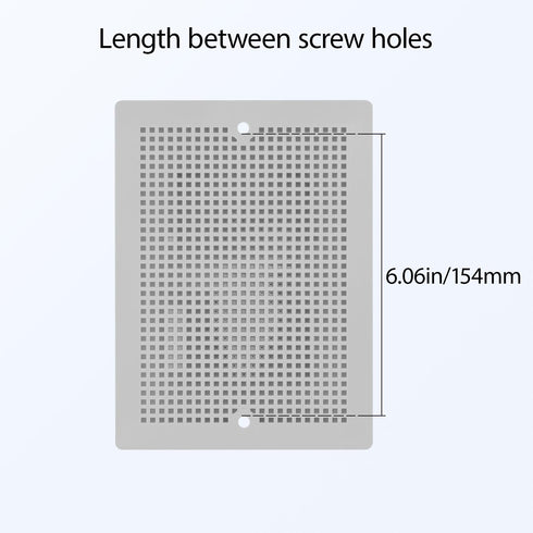 LeMotech 2pc Junction Box Mounting Plate ABS Plastic Internal Panel w/Screws for Installation on Electrical Box with Latches 7.56"x5.55"...