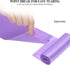 4 Gallon/60pcs Small Garbage Bags,Strong Trash Bags,Small Trash Bags for Office Home Bedroom,Trash can Liner,Purple...