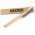Wire Brush,Stainless Steel Wire Scratch Brush for Cleaning Rust with 14" Long Curved Beechwood Handle,Large...