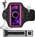 Galaxy S10 S9 S8 Armband, JEMACHE Gym Running Exercises Workouts Phone Arm Band for Samsung Galaxy S10/S9/S8/S7 Edge (Rosy)...