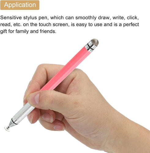 MECCANIXITY Stylus Pens for Touch Screens 2 in 1 Fine Point Disc & Fiber Tips Capacitive Stylus Universal Tablet Pen Sensitivity Precision Anti Sl...