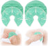 Hot/Cold Breast Gel Bead Ice Packs Breast Cooling/Heat Pads Relief for Breastfeeding, Nursing Pain, Mastitis, Engorgement, Swelling, Plugged Ducts...