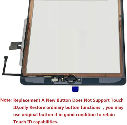 White Digitizer Repair Kit for iPad 9.7" 2018 iPad 6 6th Gen A1893 A1954 Touch Screen Digitizer Replacement with Home Button + Adhesive + Tools...