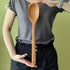 FAAY 18 Inches Large Wooden Spoon, Long Handle Heavy Duty Spoon with Scoop for Big Pot Stirring, Mixing & Cooking. Handcrafted from Teak for Crab ...