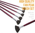 high-Grade Mink 6 pcs/Set Fish Tail Fan Shape Watercolor Gouache Acrylic Painting Pen Artist Oil Painting Brushes Art Supplies...