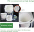 Self Watering Planter , FENGZHITAO African Violet Pots, Clear Plastic Automatic-Watering Planter Flower Pot Square Plant Pot for All House Plants,...