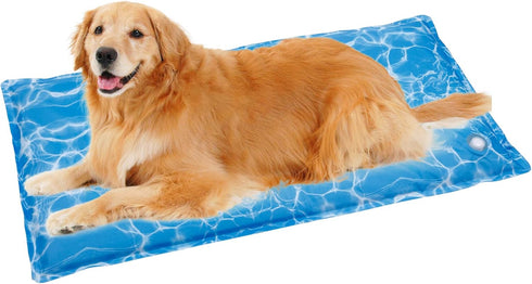 Dog Cooling Mat Pet Cooling Chill Pad Cool Blanket Water Injection Durable Cooling Dog Bed Mats for Extra Large Dogs Cats for Kennels Crates Beds ...