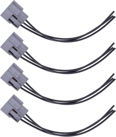 NewYall Pack of 4 Ignition Coil Connector Repair Harness Plug Wiring Pigtail for 350Z 370Z Altima Armada Cube Frontier Maxima Murano Pathfinder Qu...