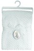 Stephan Baby Snuggle Fleece Crib Blanket, White Popcorn Fleece...