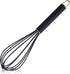 high temperature and easy to clean silicone whisk, stirrer, 10 inch, grip good grip design for Blending Whisking Beating Stirring Cooking Baking (...