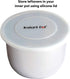 Instant Pot Silicone Lid, 8-In, 3-Qt Pot Lid, Reusable Silicone Lid for Bowl and Food Cover, Microwave Cover for Food, Transparent White...