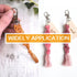 50PCS Premium Swivel Snap Hooks with Key Rings, Metal Swivel Lobster Claw Clasps, 25PCS Small Lobster Claw Clasp Swivel Hook and 25PCS Key Rings f...