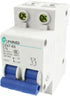 uxcell DZ47-63 35mm DIN Rail Mounting 2-Pole Circuit Breaker AC 230V 400V 10A...