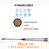 8mm Combiner 3.3ft 14AWG DC 8mm Male to Female 2X Combiner Cable Y Splitter Solar Parallel Adapter Cord for Jackery/Goal Zero/BLUETTI/Anker and mo...