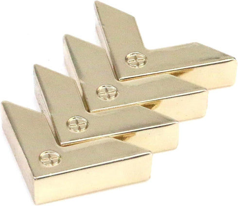 Pastlla 10pcs Metal Purse Corner Bags Handbags Clip Edges Bag Corner Clip Corner Decorative Protector Cover Bag Hardware Accessories Style A...