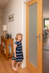 Measure Me! Baby Roll-up Door Frame Growth Height Chart for Children Kids Room - Little White One (inches)...