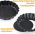 Mini Tart Pan Set of 12, Non-Stick 4 Inch Quiche Pan, Removable Bottom Tart Pan for Pies, Quiche Bakeware, Cheese Cakes, Desserts and more...