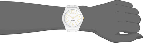 Nine West Women's Rubberized Bracelet Watch, NW/1678...