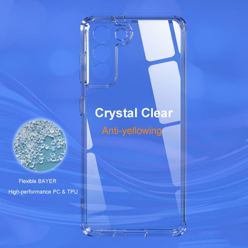 TENOC Phone Case for Samsung Galaxy S21+ Plus 5G, Clear Case Non-Yellowing Protective Bumper Hard Back Cover...