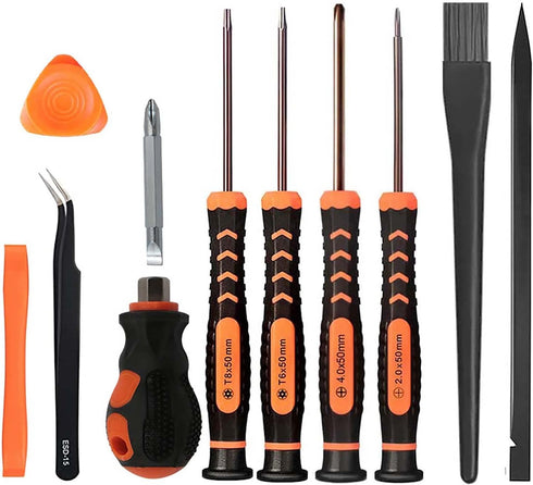 Cleaning Repair Tool kit for PS5 PS4 PS3,UYXiNONE T6 T8 With crossed screwdriver 2.0/4.0 for xbox one/series X,and also for sony Playstation 4 Mai...