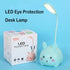 Cute LED Desk Lamp, LED Eye Protection Desk Lamp, Mini Rabbit Lamp, Portable LED Table Light, Foldable Kids Night Light for Bedroom, Living Room, ...