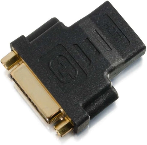 C2G Legrand DVI to HDMI Cable Adapter, DVI-D Female to HDMI Female Adapter, Black HDMI Adapter Cable for Bi-Directional Adapter Cable, 1 Count, C2...