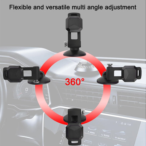 Car Phone Holder, Magnetic Auto Phone Mount for Dashboard Windshield Screen with Flexible Base, Foldable Super Stable Compatible with 15 14 13 12 ...