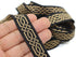 10.9 Yards Spool 0.79 inches Wide Gold Black Celtic Claddagh Celtic Ribbon Embroidered Woven Ribbon Jacquard Ribbon 20272...