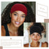 Woeoe Headbands for Women, Wide Headband for Women, Stretchy Workout Hair Bands, 4-Pack, Black, Bow Style...