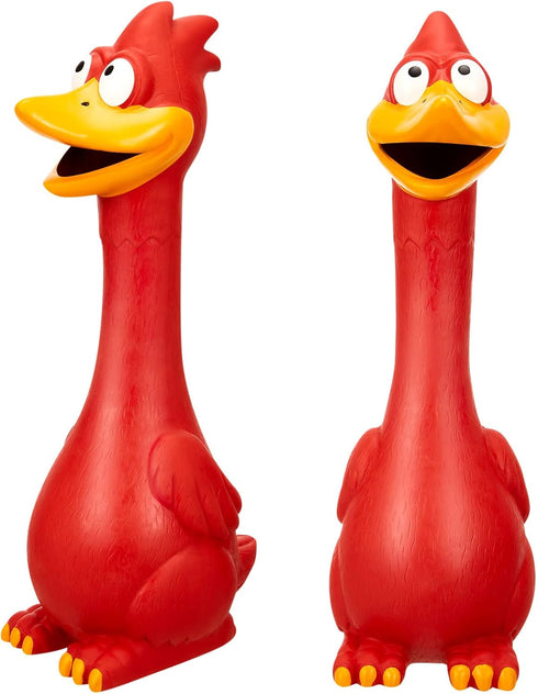 Hungdao 1 Pcs Horse Toys Latex Squeaky Squeeze Chicken Squeak Horse Turkey Balls for Play Fake Screaming Chicken Toys for Horses Soccer Ball for R...