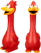 Hungdao 1 Pcs Horse Toys Latex Squeaky Squeeze Chicken Squeak Horse Turkey Balls for Play Fake Screaming Chicken Toys for Horses Soccer Ball for R...