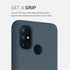 kwmobile Case Compatible with OnePlus Nord N10 5G Case - TPU Silicone Phone Cover with Soft Finish - Dark Slate...