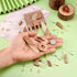 FASHEWELRY 18pcs Wood Resin Earrings Making Kit Glow in The Dark Boho Wooden Charms & Earring Hooks & Jump Rings for DIY Earring Necklace Jewelry ...