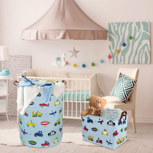Rectangle Storage Basket, Storage Bins with Handles, Books Box, Gift Baskets(Car)...