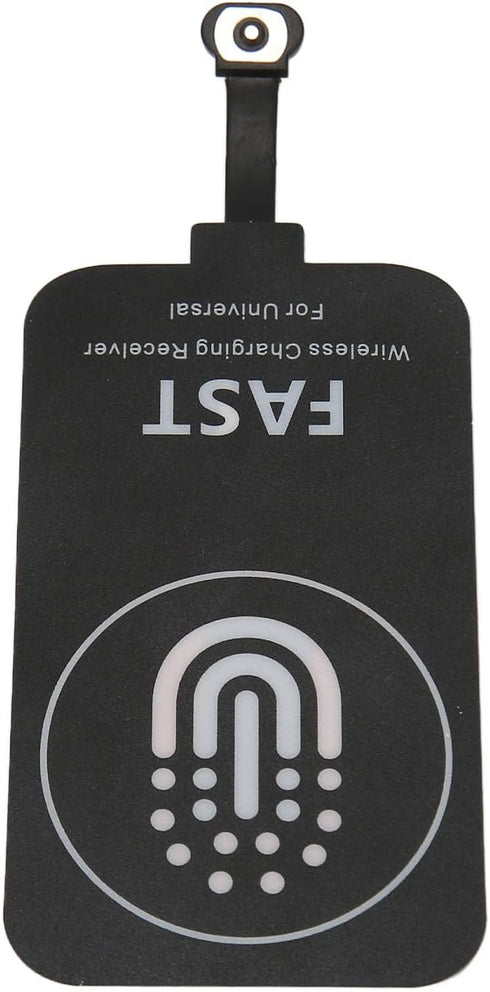 Thin Wireless Charging Receiver, Type C Magnetic Suction Dual Purpose Wireless Charging Receiver Wireless Charging Patch Magnetic Back Patch...