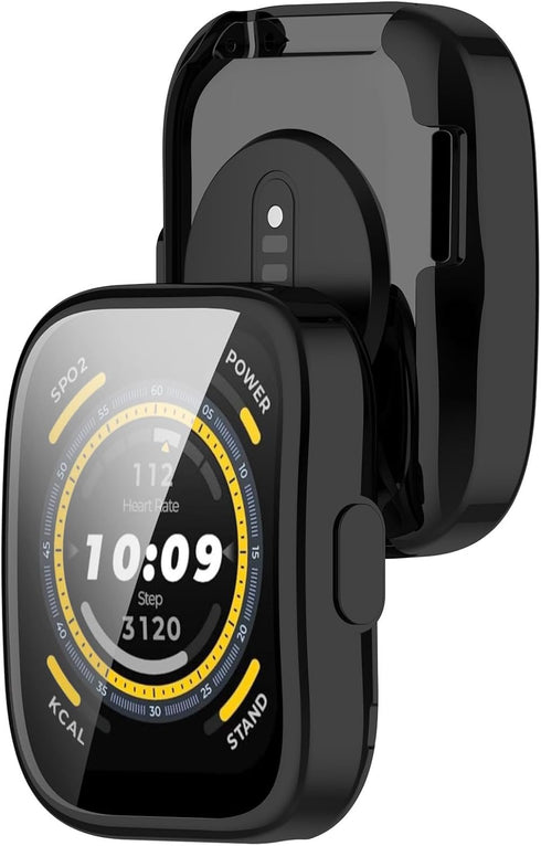 3Pack Screen Protector Cases Compatible with Amazfit Bip 5 Case All-Around Protective Soft TPU Bumper Screen Protector intended for Amazfit Bip 5 ...