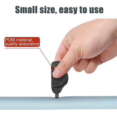 4mm Hole Punch 3PCS Black 4mm Micro Drip Irrigation System Water Pipe Hole Punch Tool...