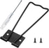 5 Pcs Easel Back, 4.39” Iron Picture Frame Easel Back, Photo Frame Easel Back Stand with Screws & Screwdriver (Black)...