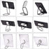 Phone Ring Holder Finger Kickstand, Foldable 360° Rotation Cellphone Grip for Desk, Office Desktop, Cell Phone Stand Compatible with iPhone iPad S...